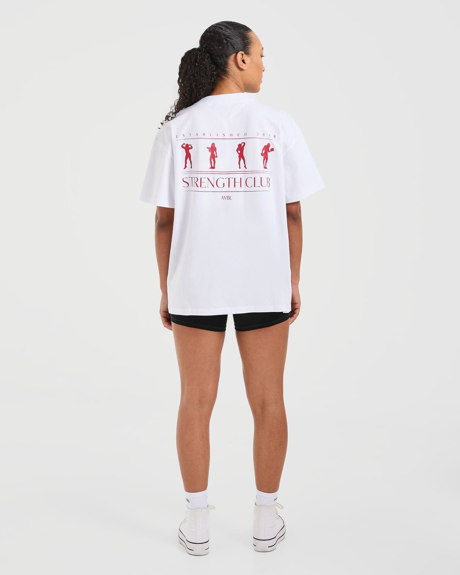 AYBL STRENGTH CLUB OVERSIZED T SHIRT - Image 4