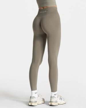 TEVEO Timeless Pro Covert Scrunch Leggings ‘Khaki’