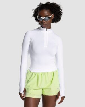 Teveo END Running Half Zip ‘White