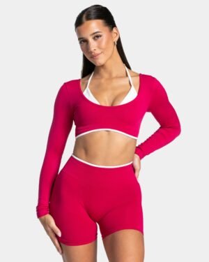 Teveo Contrastline Longsleeve ‘Raspberry’