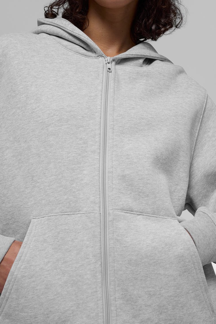 Alo Renown Heavy Weight Full Zip Hoodie - Image 4