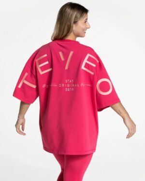 Teveo Signature Oversized T-Shirt ‘Berry’