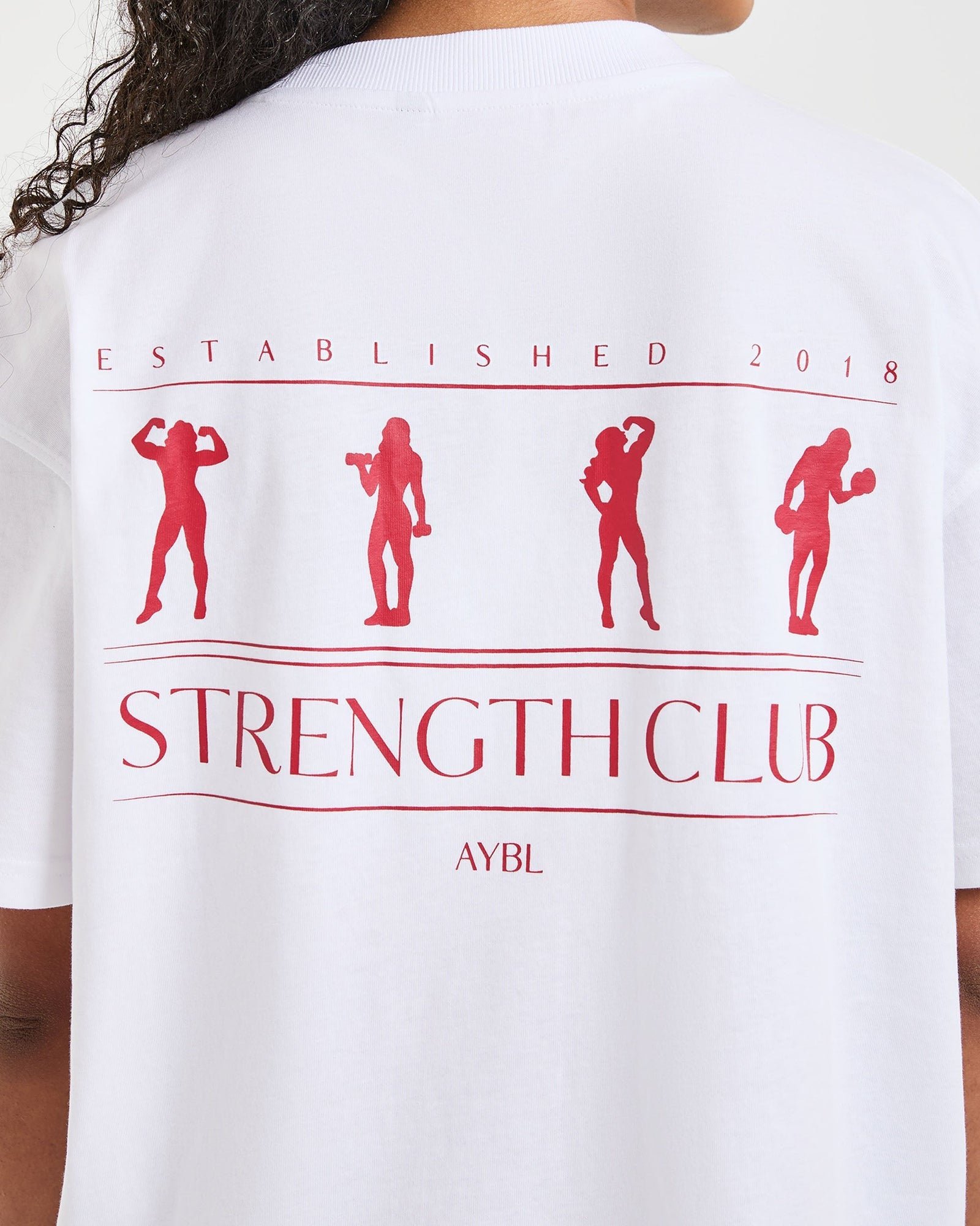 AYBL STRENGTH CLUB OVERSIZED T SHIRT - Image 8