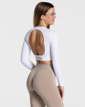 Teveo Everyday Cut Out Longsleeve ‘White’