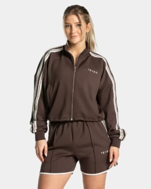 Teveo Club Cropped Zip Jacket ‘Espresso’