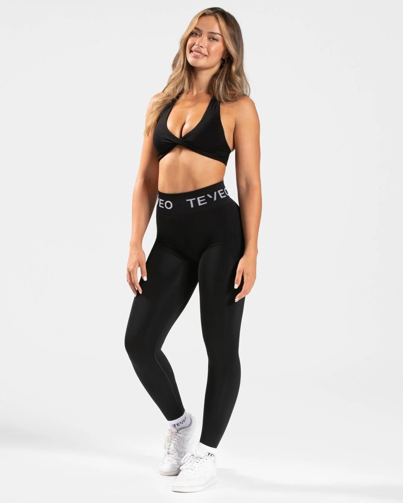 Teveo Signature Twisted Bra ‘Black’ - Image 4