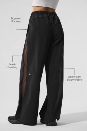Alo High-Waist Origin Wide Leg Track Pant